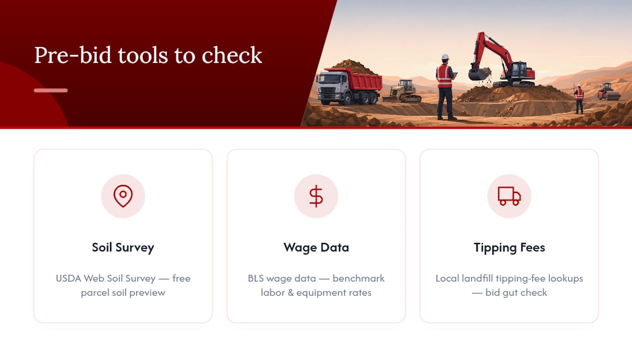 Tools Worth Checking Before You Sign a Bid — overview diagram