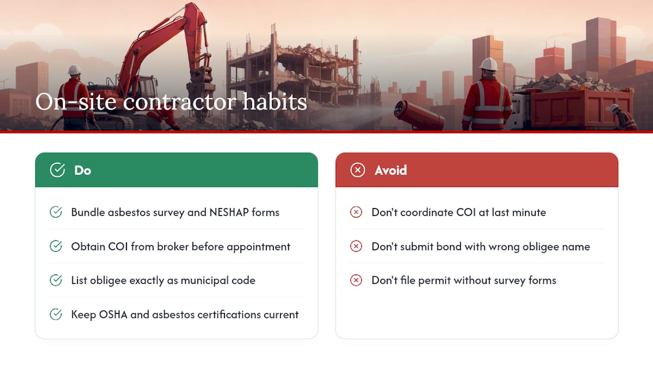 What a Working Demolition Contractor Sees on the Ground — overview diagram