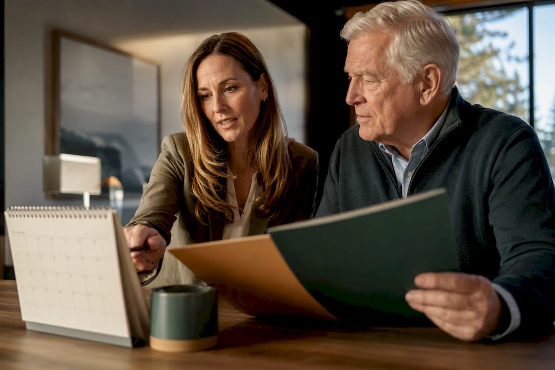 Beneficiary reviewing Medigap switching timeline