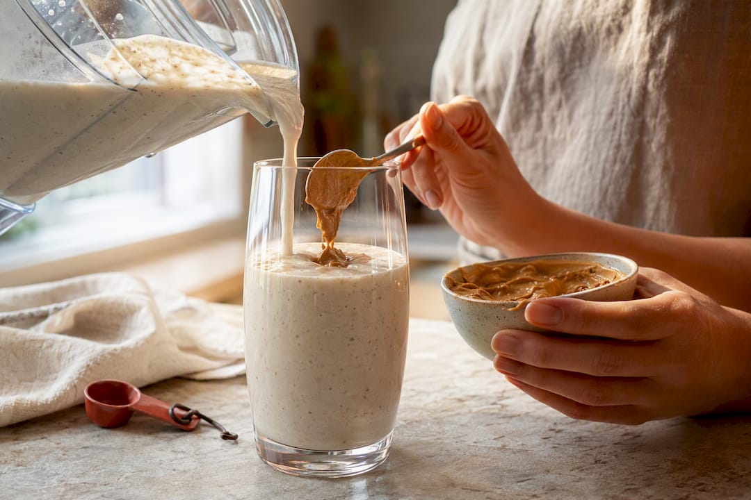 Smoothie with calorie-dense add-ins