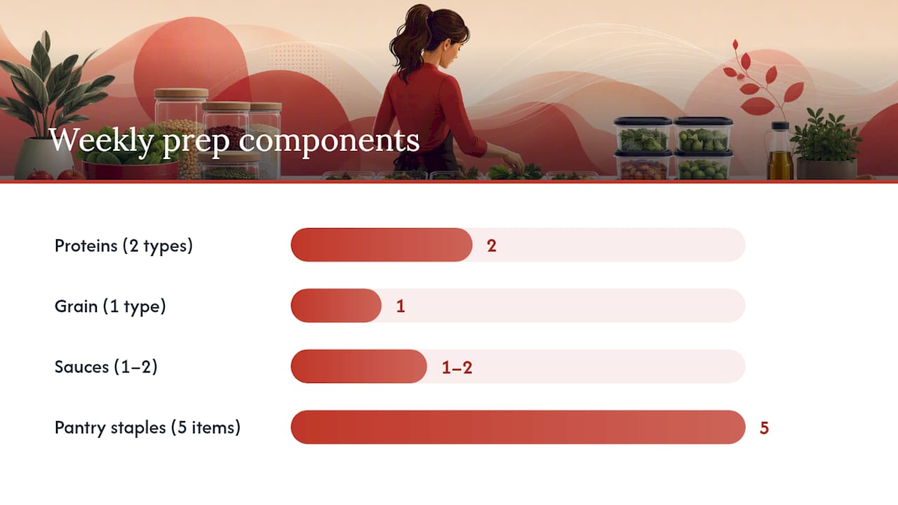 How Do You Meal Prep Without Burning Out? — overview diagram