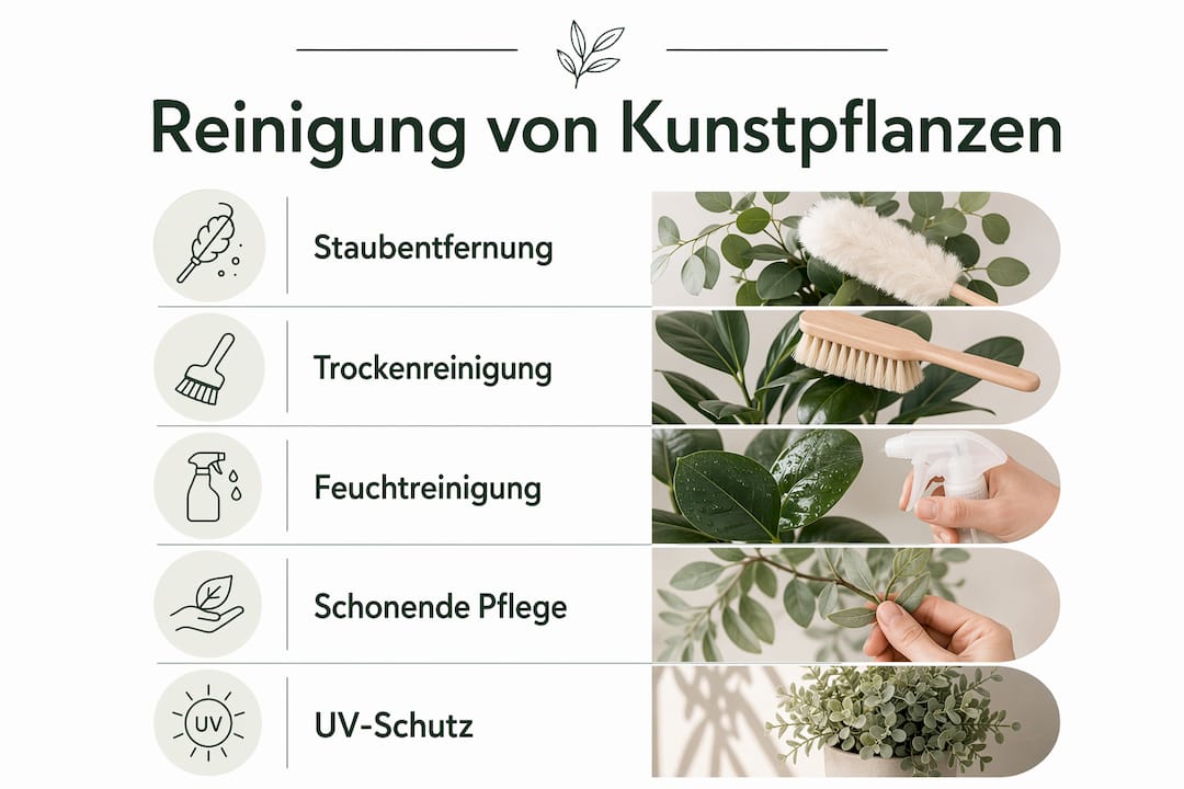 Übersicht: So bringen Sie Ihre Kunstpflanzen wieder zum Strahlen – Schritt für Schritt erklärt