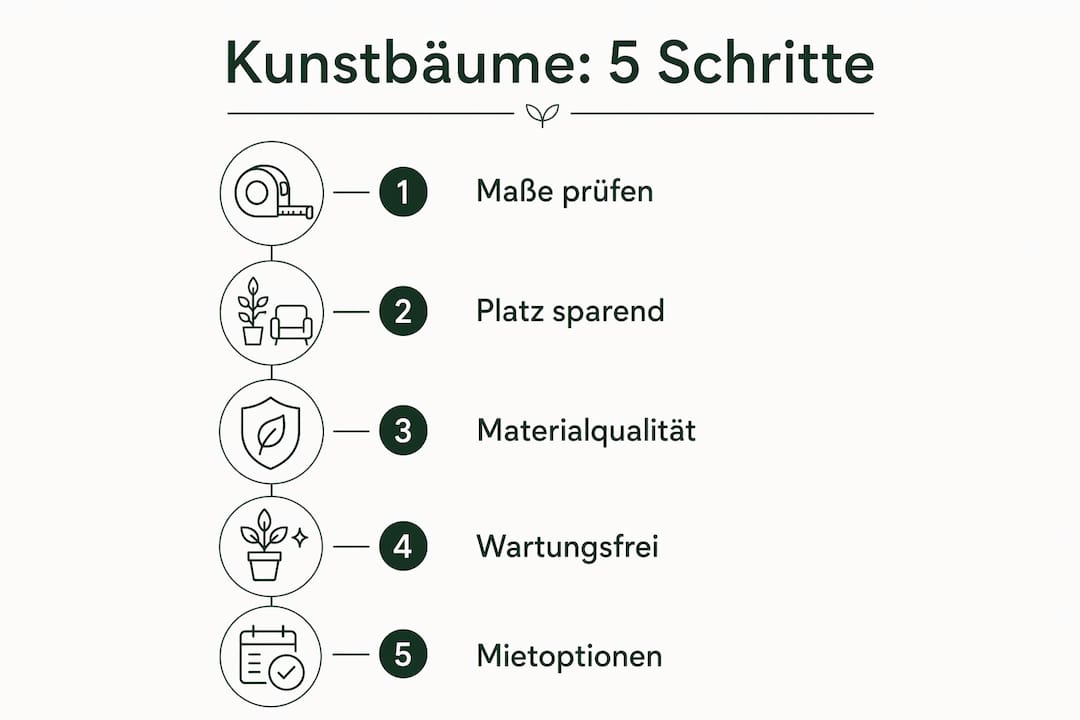Infografik: Fünf Gründe, warum künstliche Pflanzen kleine Räume aufwerten