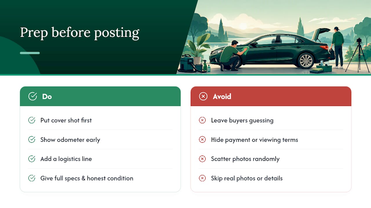 A few practical notes before you post — overview diagram