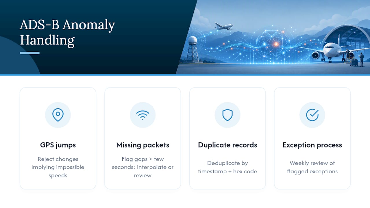 How Do You Catch and Fix Bad ADS-B Data? — overview diagram