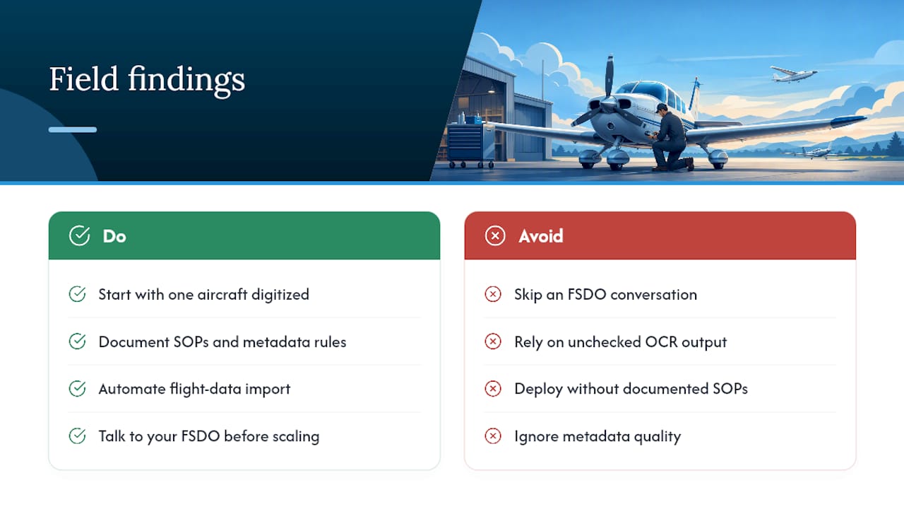 What We're Seeing in the Field — overview diagram