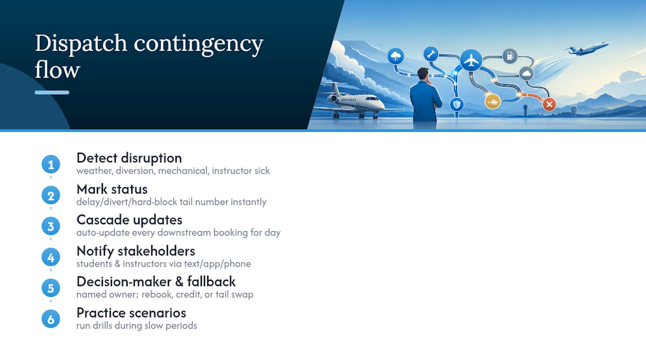 Emergency Procedures and Contingency Planning in Dispatch — overview diagram