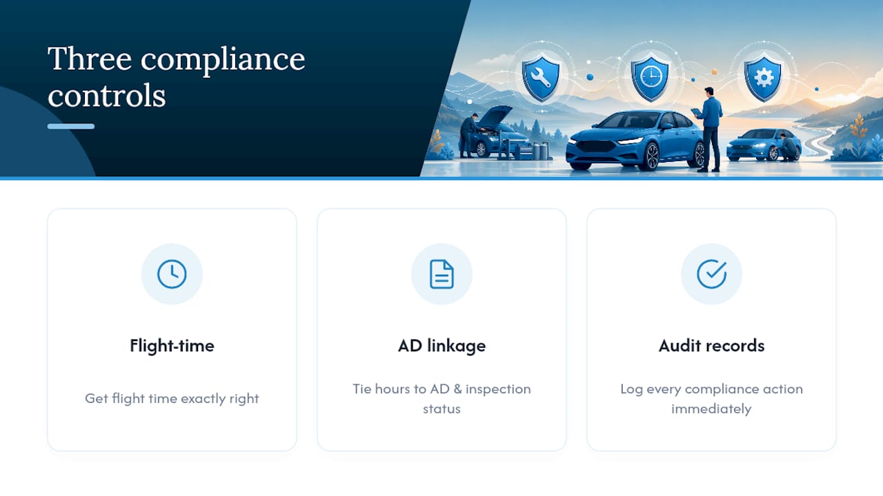 Three pillars of reliable aircraft maintenance tracking