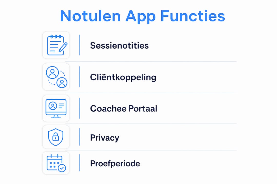 Overzicht: wat kan een notulen-app allemaal?