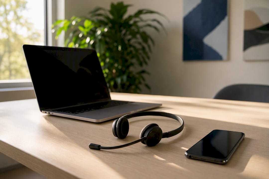 Coachingshulpmiddelen op een bureau
