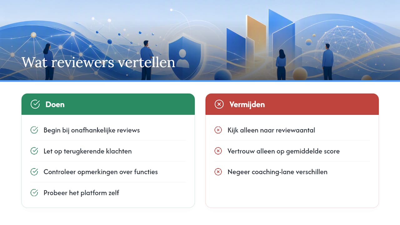 Wat zeggen klantrecensies over deze alternatieven? — overview diagram