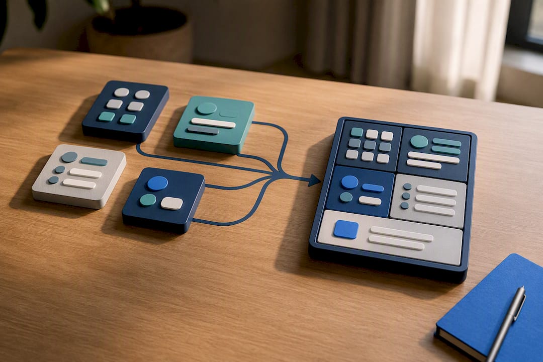 Separate coaching tools joining one workspace
