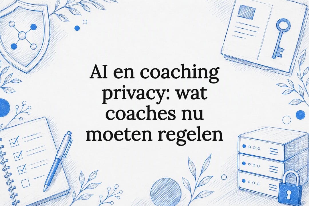 Decorative title card for AI privacy coaching