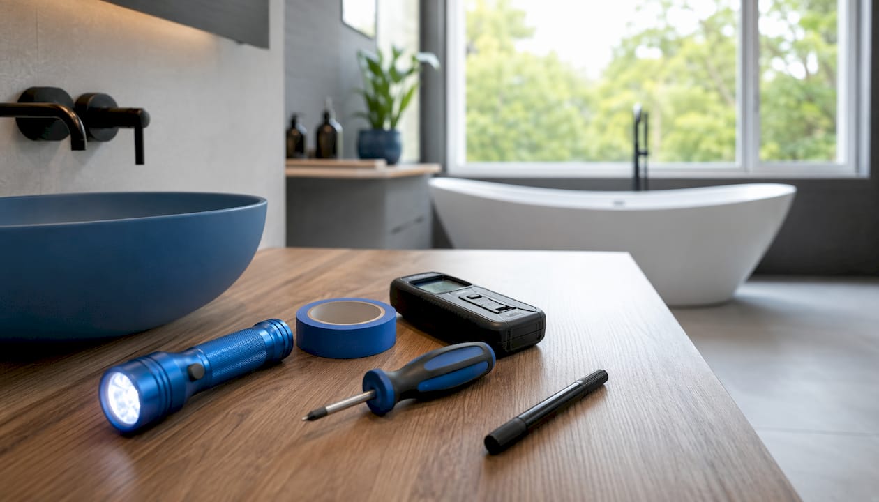 Plumbing tools for diagnosing shower leaks