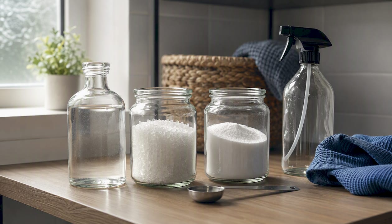 Vinegar citric acid and bicarbonate for descaling