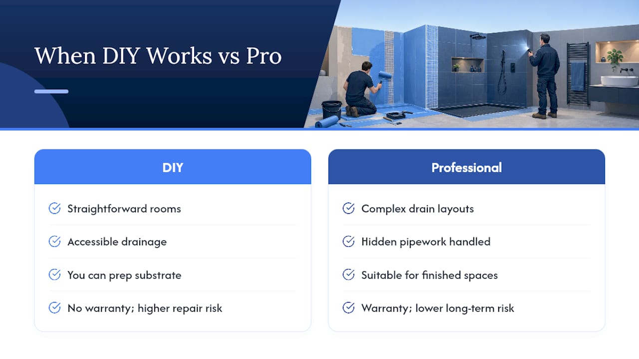 When DIY Makes Sense and When It Doesn't — overview diagram