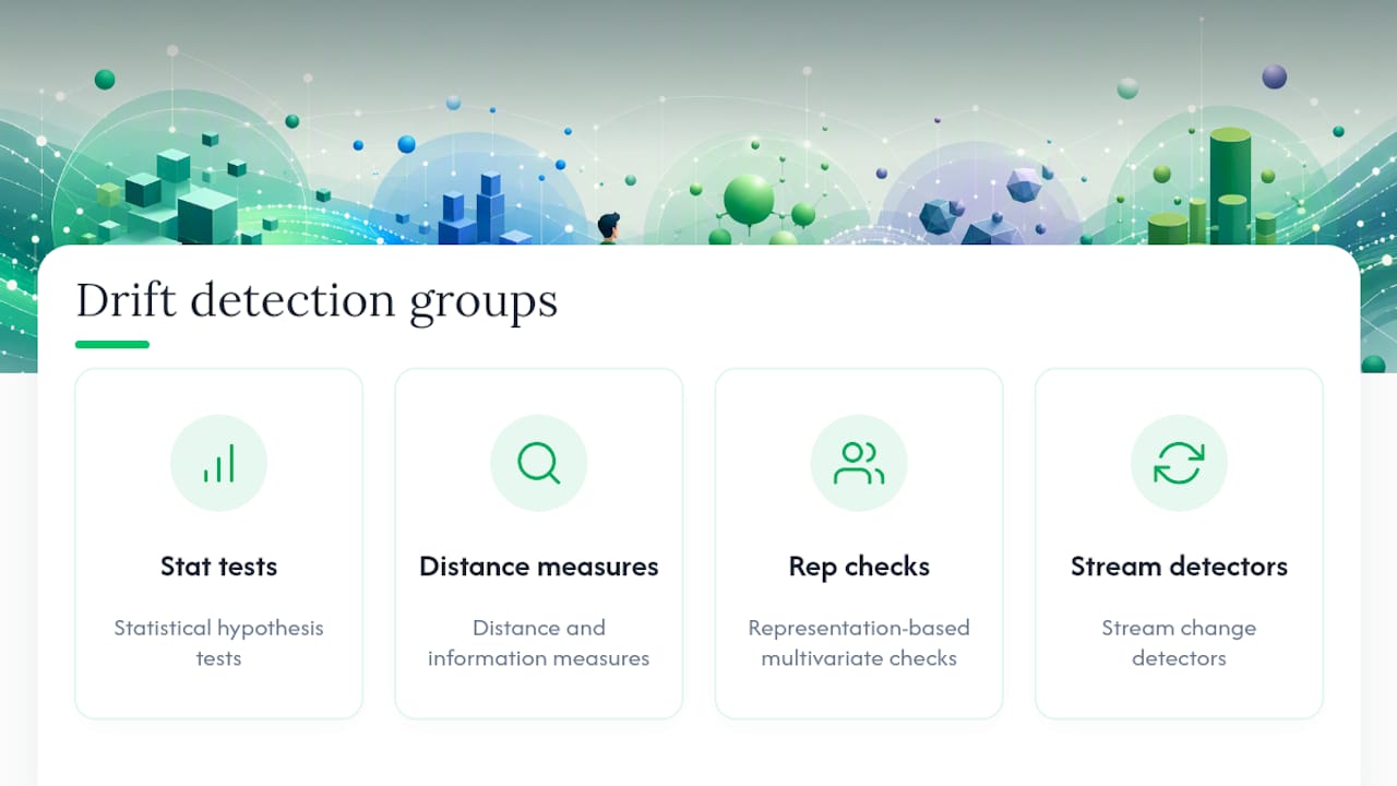 Comparison of data drift detection algorithm categories