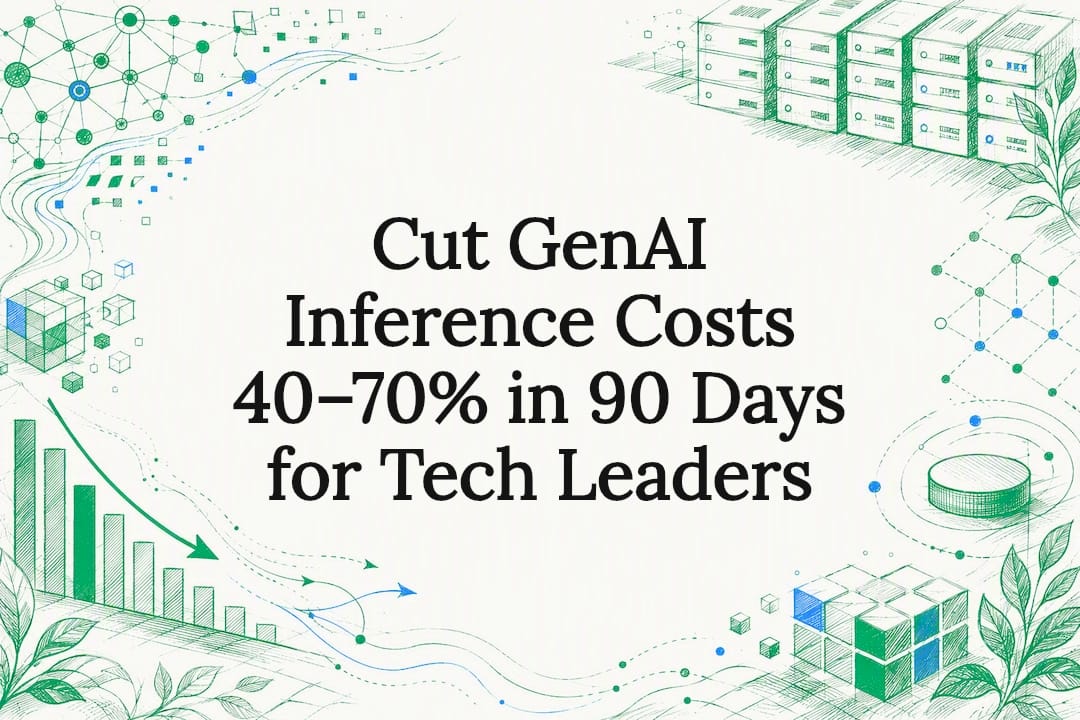 Decorative GenAI cost optimization title card