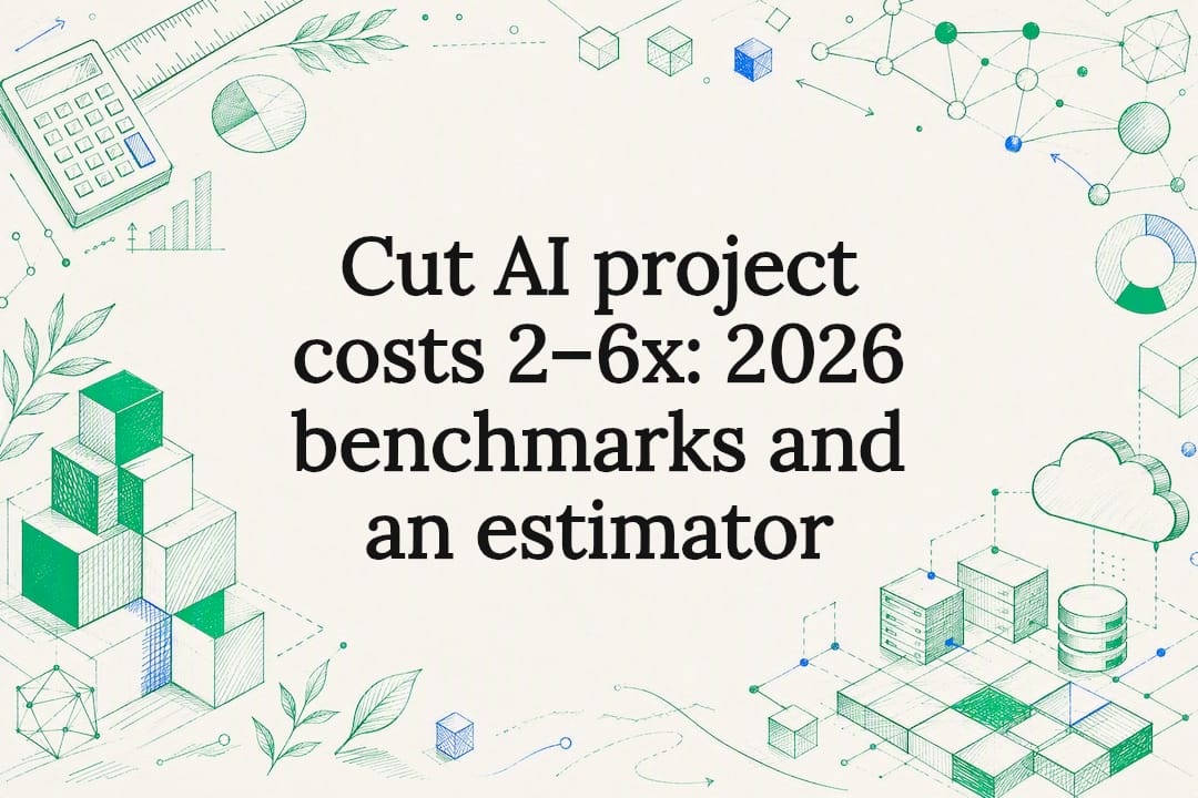 AI project cost benchmark title card