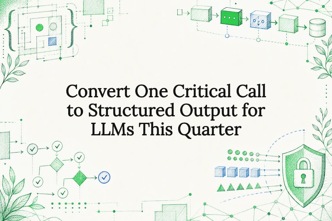 Structured output pipeline title card
