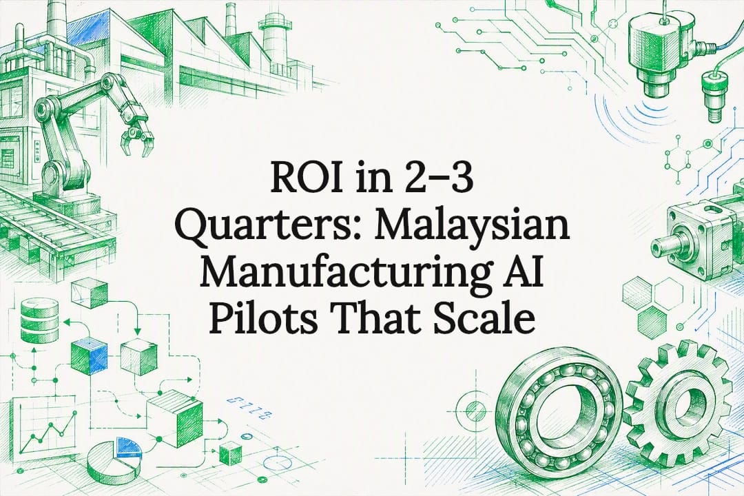 Malaysian manufacturing AI pilot title card
