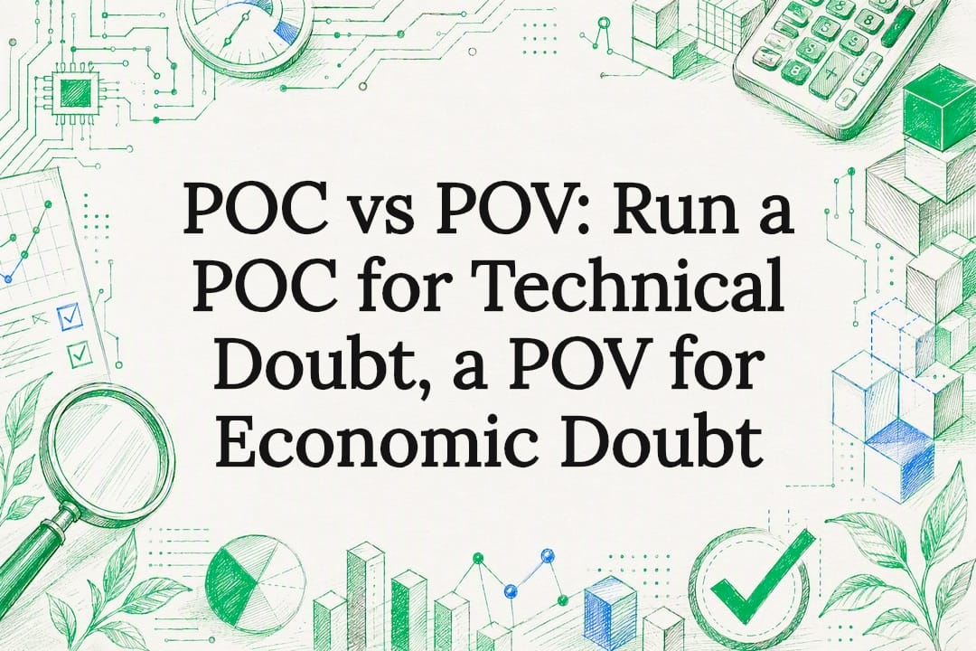 POC versus POV title card illustration