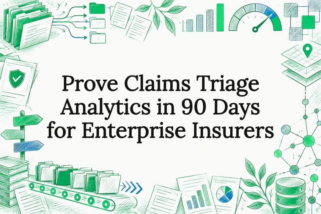 Claims analytics title card illustration