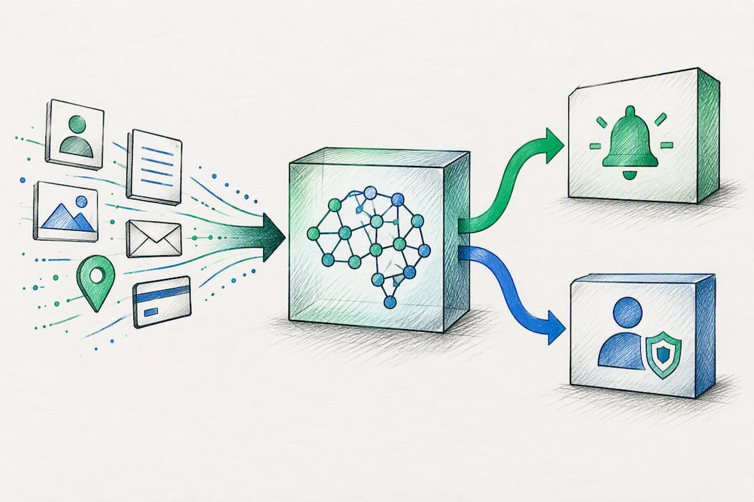 Personal data compliance checkpoints illustration