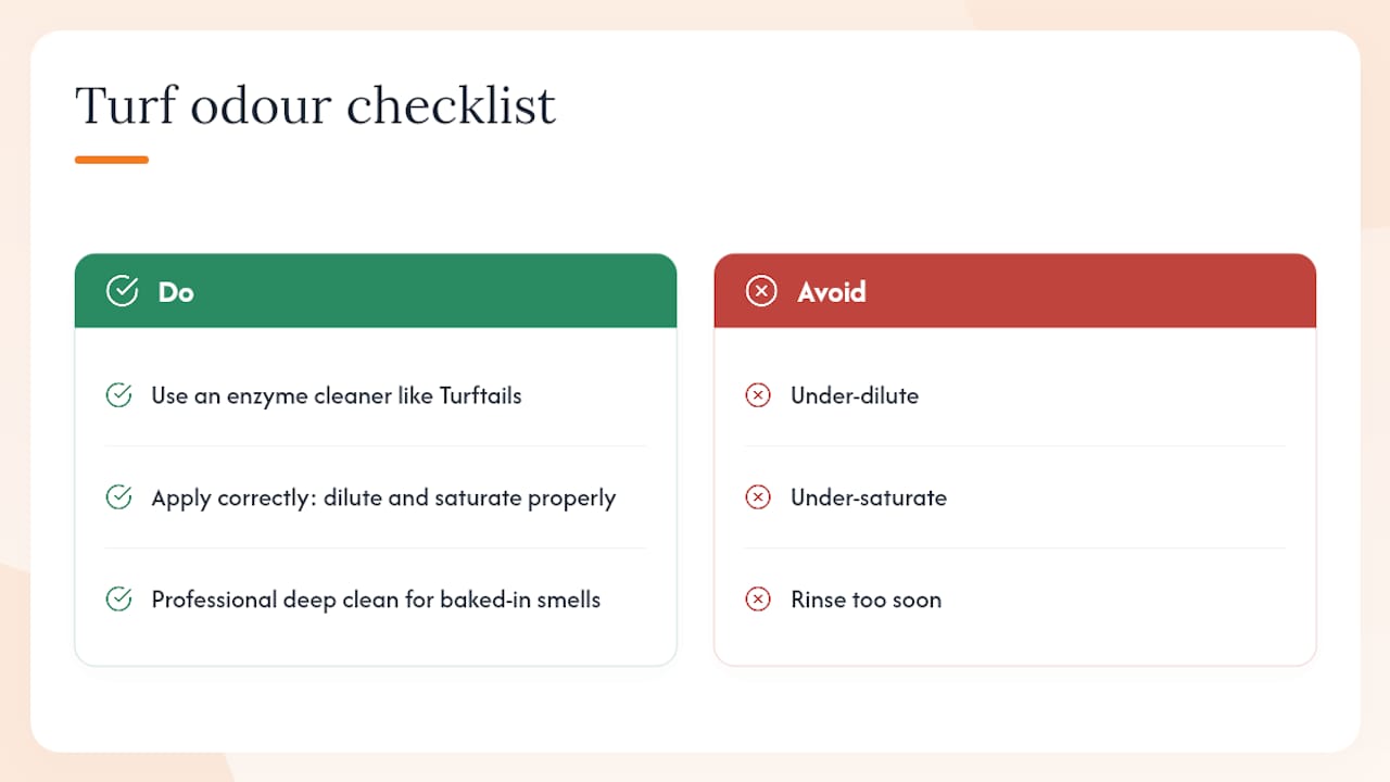 A note from Caroline at Turftails — overview diagram