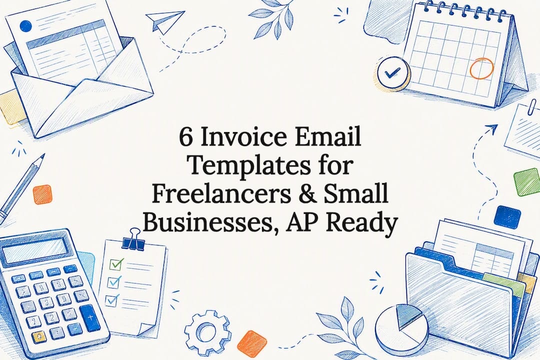 6 Invoice Email Templates for Freelancers & Small Businesses, AP Ready