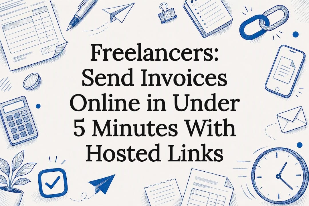 Freelancers: Send Invoices Online in Under 5 Minutes With Hosted Links