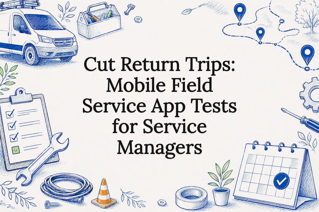 Cut Return Trips: Mobile Field Service App Tests for Service Managers