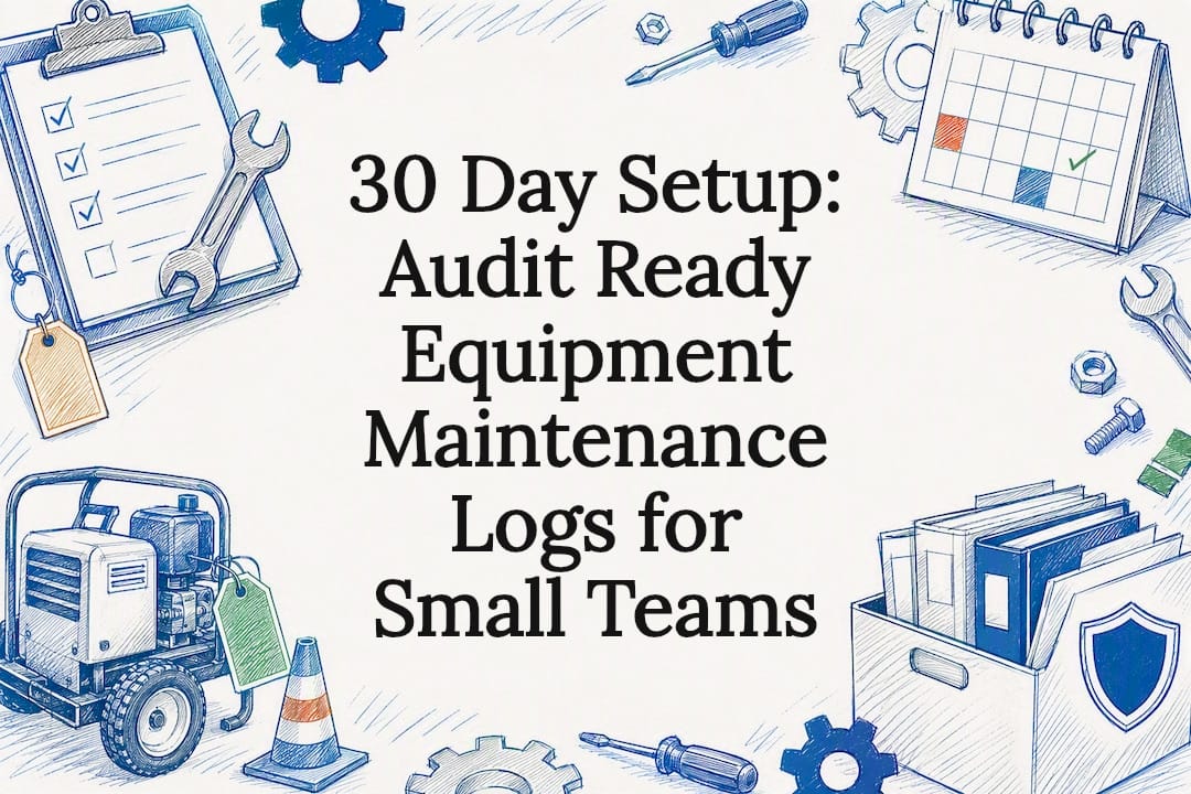 30 Day Setup: Audit Ready Equipment Maintenance Logs for Small Teams