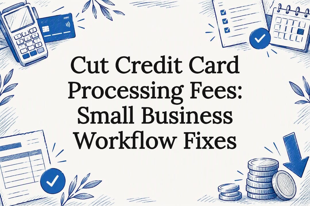 Cut Credit Card Processing Fees: Small Business Workflow Fixes