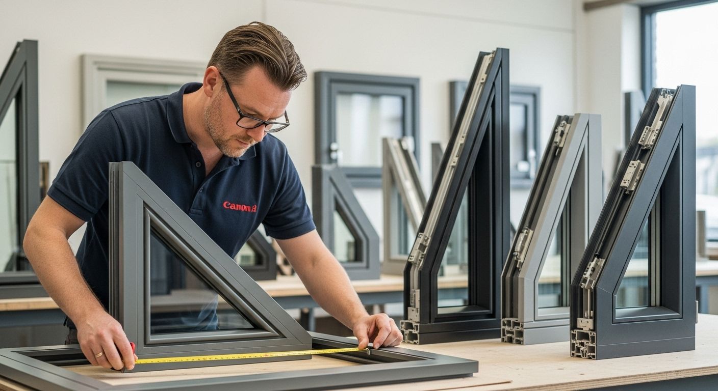 maatwerk kozijnen productie werkplaats