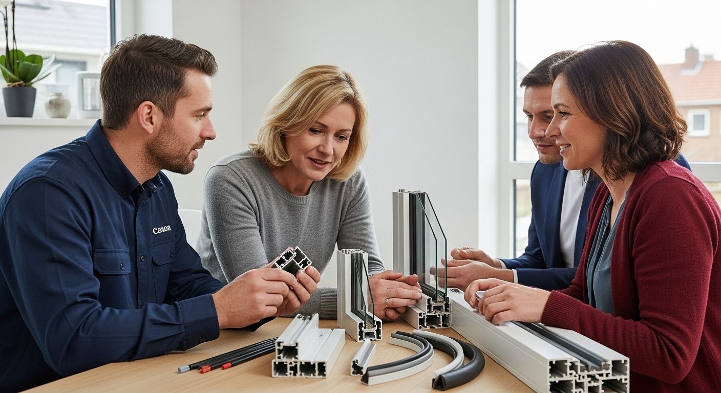aluminium kozijn onderdelen uitleg