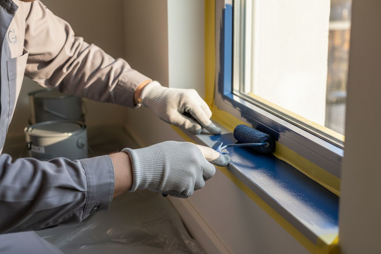 aluminium kozijnen afwerken schilderen