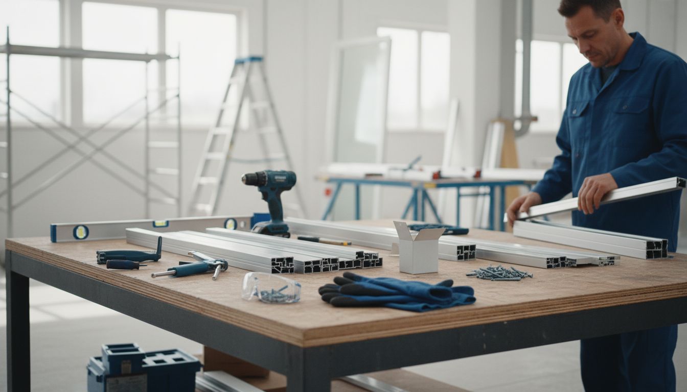 montage materialen aluminium kozijn