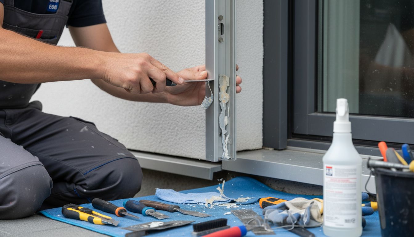 aluminium kozijn voorbereiding