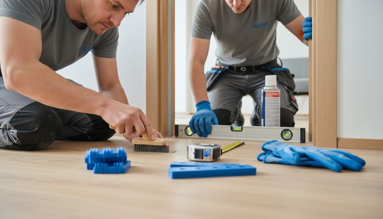 deurkozijn voorbereiding aluminium
