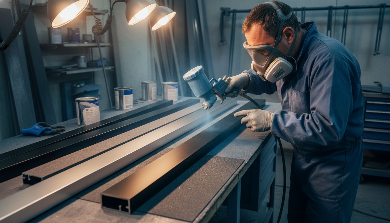 aluminium poedercoating werkplaats