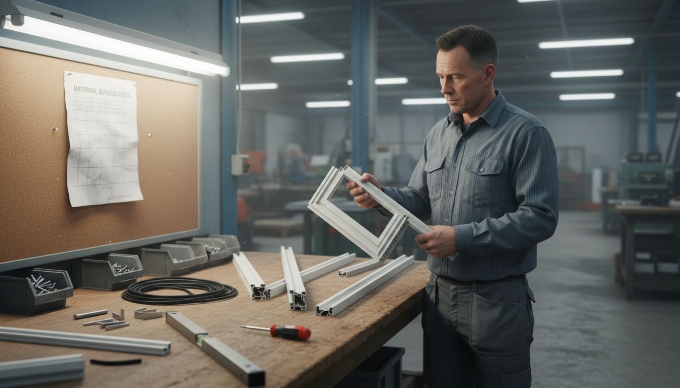 aluminium profiel accessoires selectie