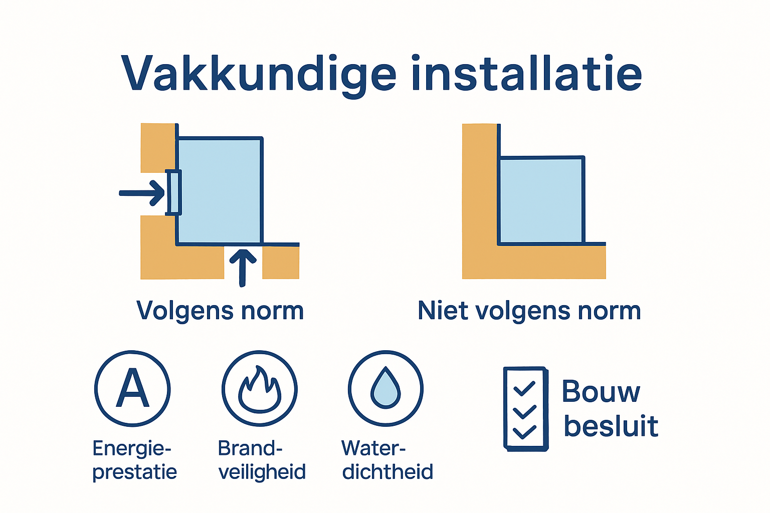 Infographic on Bouwbesluit window requirements