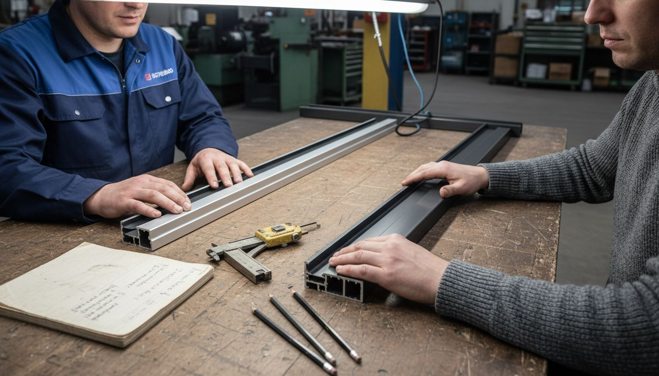 Ingenieurs zetten twee verschillende profielen naast elkaar om te zien wat de verschillen zijn.
