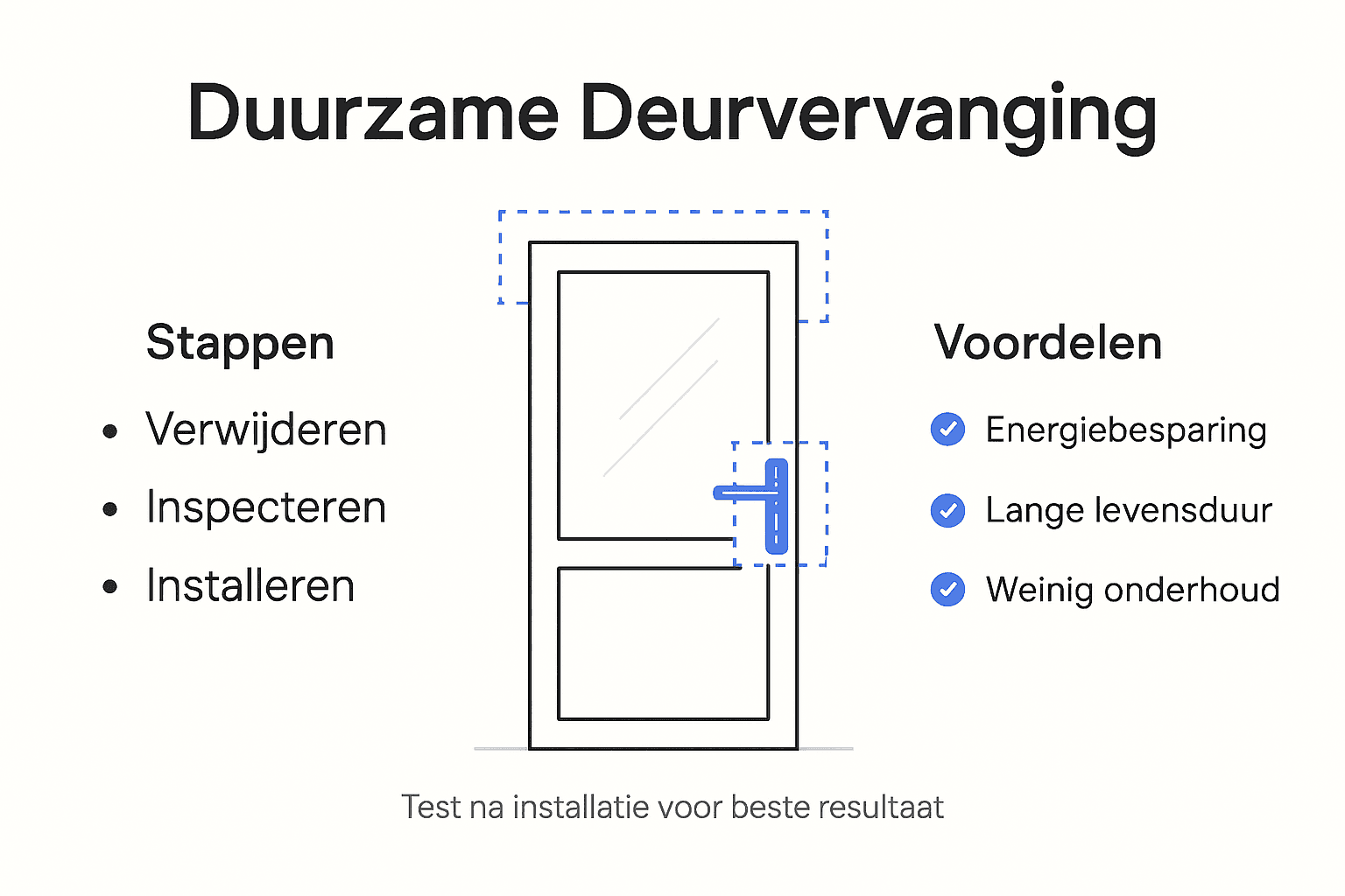 Infographic: Een duurzame vervanging voor je aluminium deur