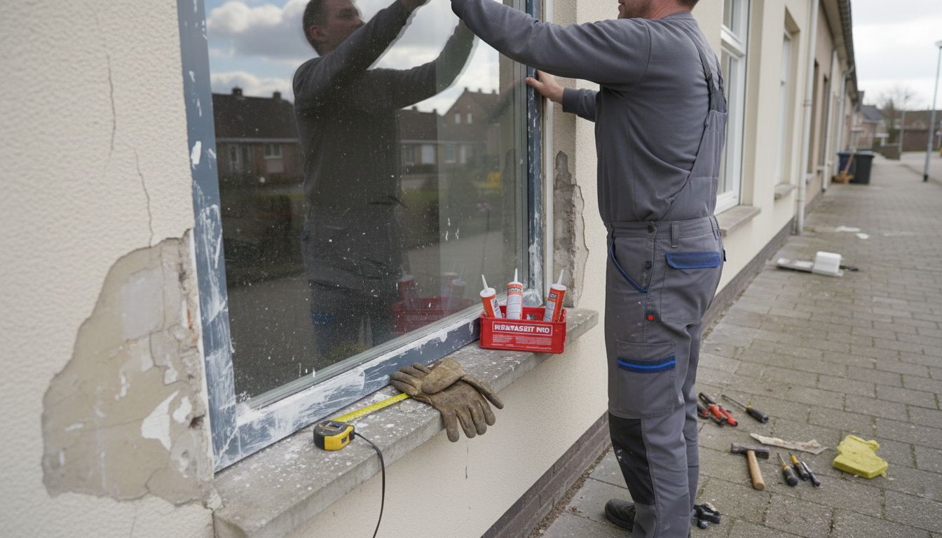 Montage van aluminium kozijnen en benodigd gereedschap
