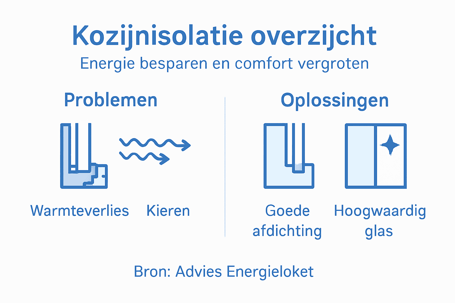 Overzicht: veelvoorkomende isolatieproblemen bij kozijnen en praktische oplossingen