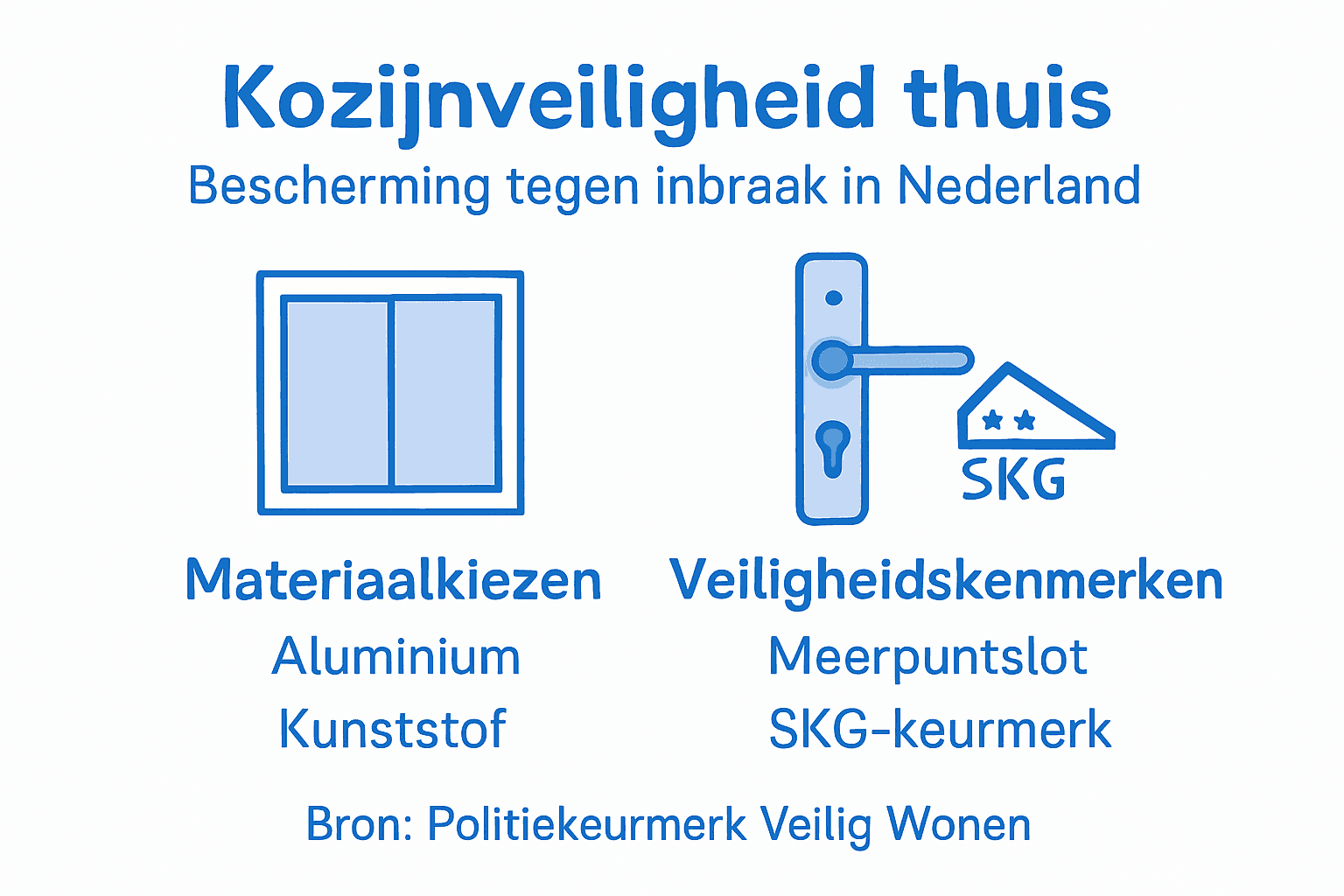 Infographic: hoe kies je veilige kozijnen tegen inbraak?