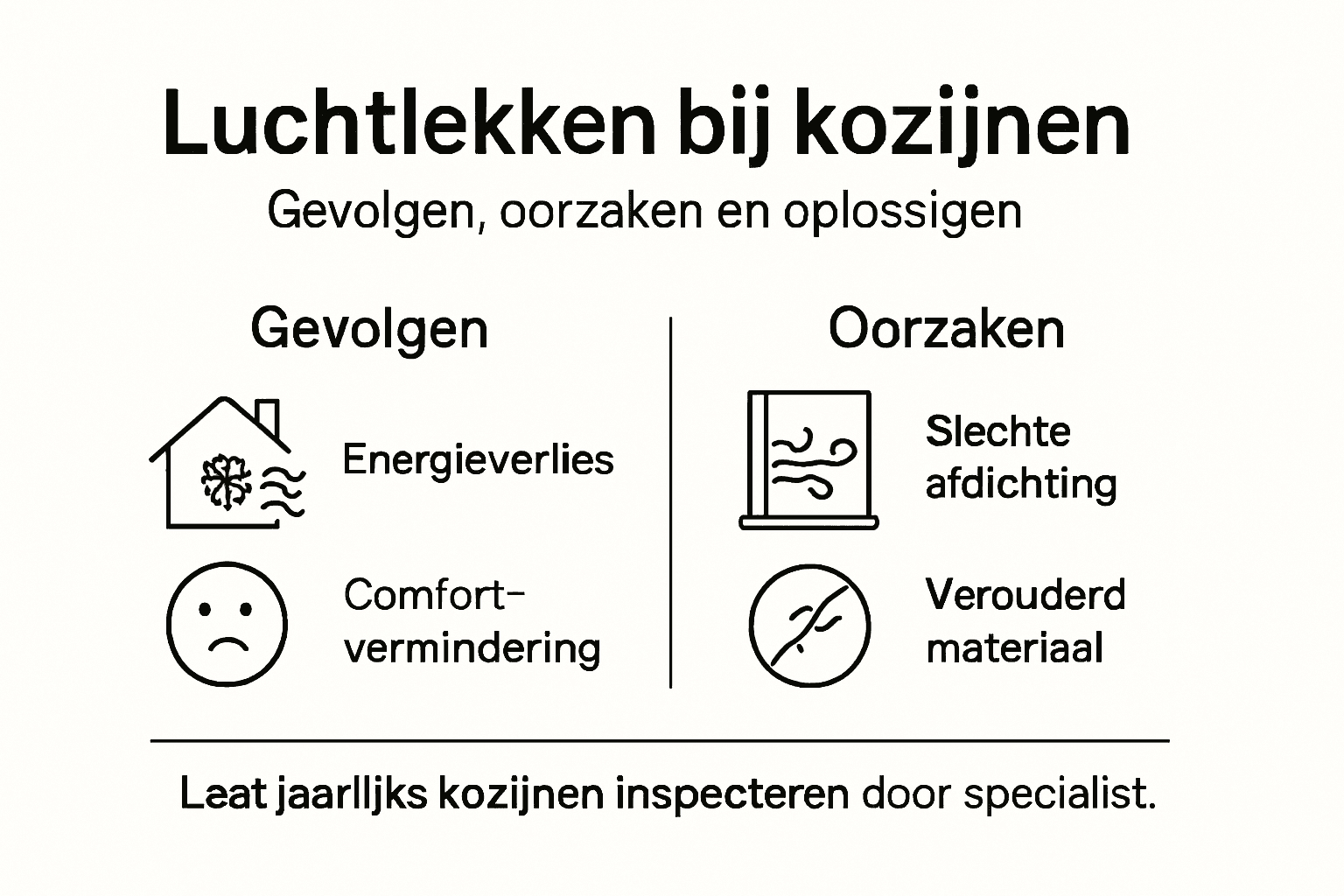 Infographic: Luchtlekken – wat zijn de gevolgen, hoe ontstaan ze en wat kun je eraan doen?