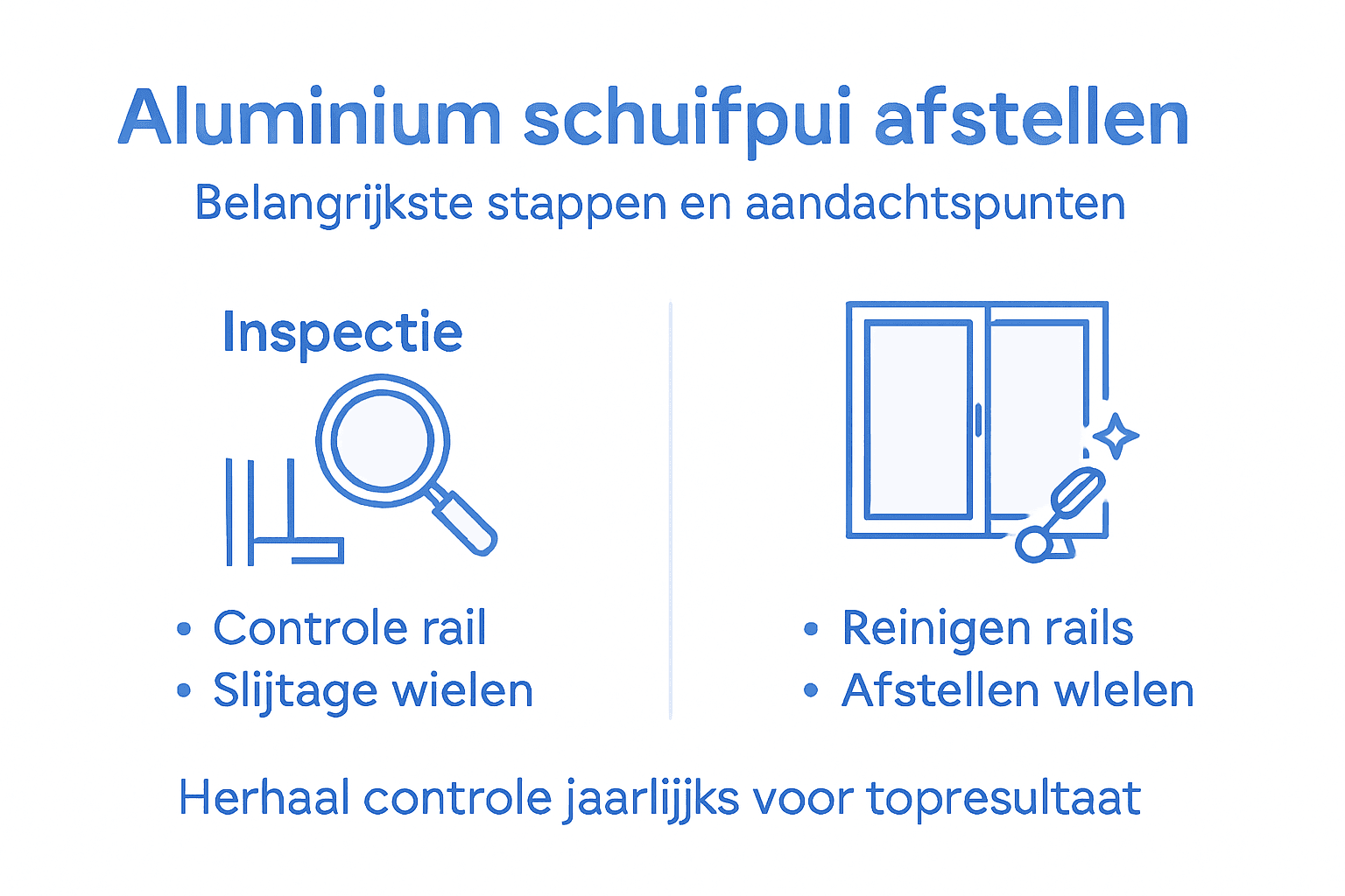 Handige infographic: zo stel je een aluminium schuifpui goed af